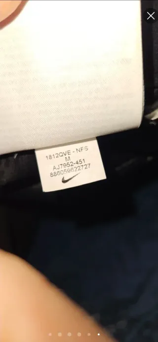 Abrigo Plumas Nike Azul Negro