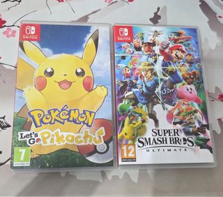 Nintendo Switch Juegos Pokémon y Smash Bros