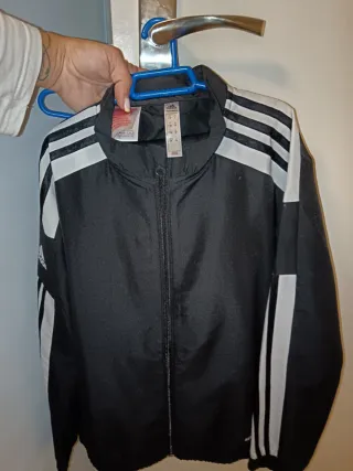 Chándal Adidas niño negro y blanco