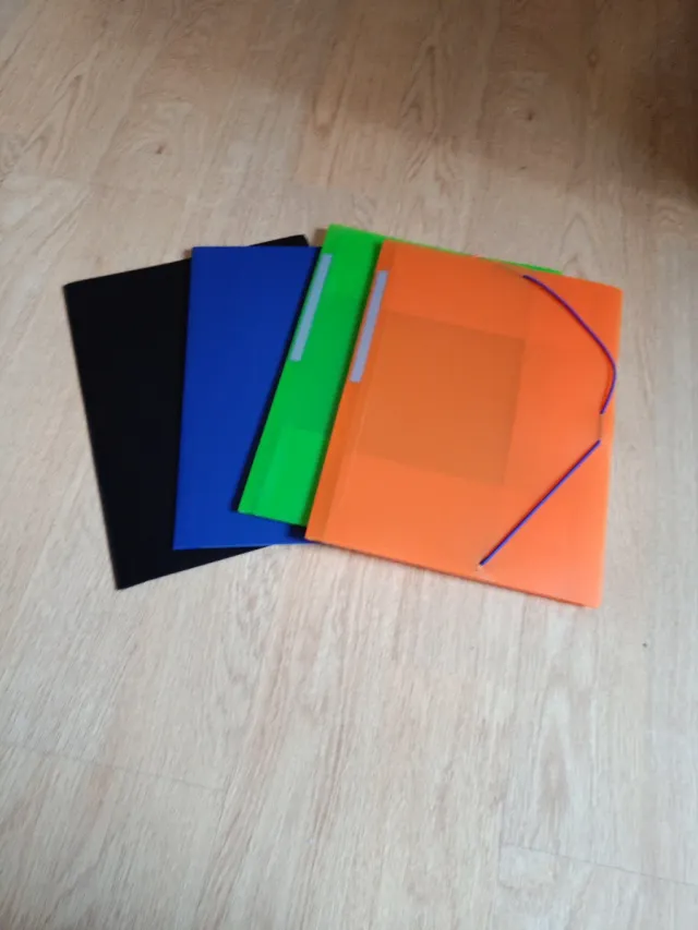 Pack 4 Carpetas Folio Colores Nuevas