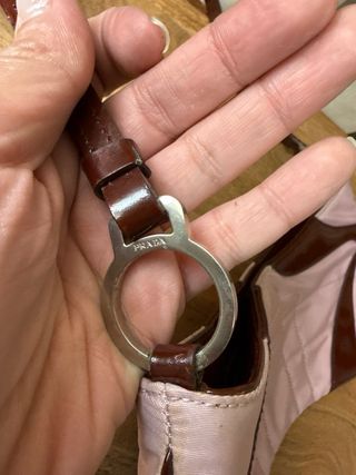 Bolso Prada Vintage Rosa y burdeos