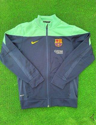 Chándal Barça Nike Azul y Verde