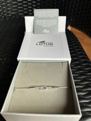 Pulsera Lotus Plata con Circonitas