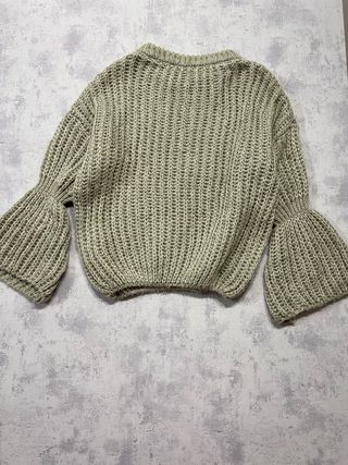 Jersey gris manga acampanada oversize talla m