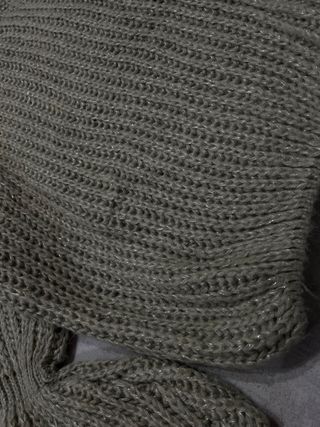 Jersey gris manga acampanada oversize talla m