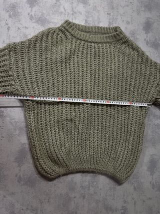 Jersey gris manga acampanada oversize talla m