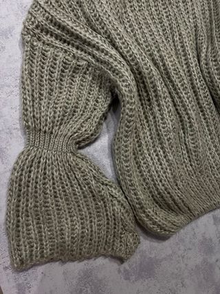 Jersey gris manga acampanada oversize talla m