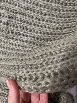 Jersey gris manga acampanada oversize talla m