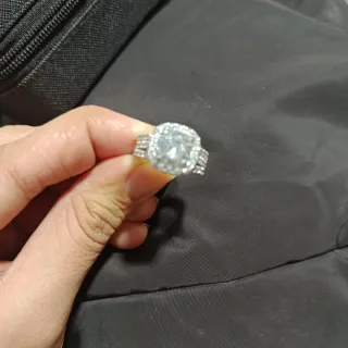 Anillo plata con circonitas