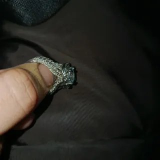 Anillo plata con circonitas