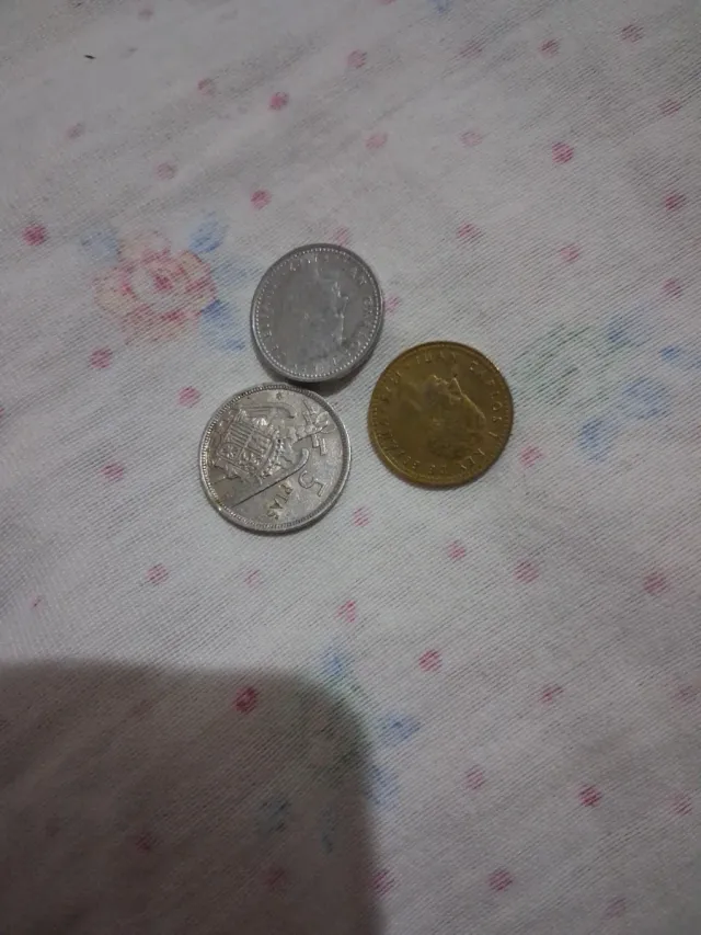 Lote de monedas antiguas de pesetas