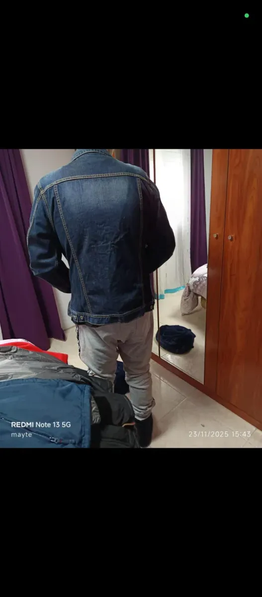 Chaqueta Vaquera Hombre Azul