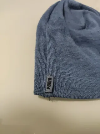 Gorro Puma Azul Invierno. 20 centímetros de largo