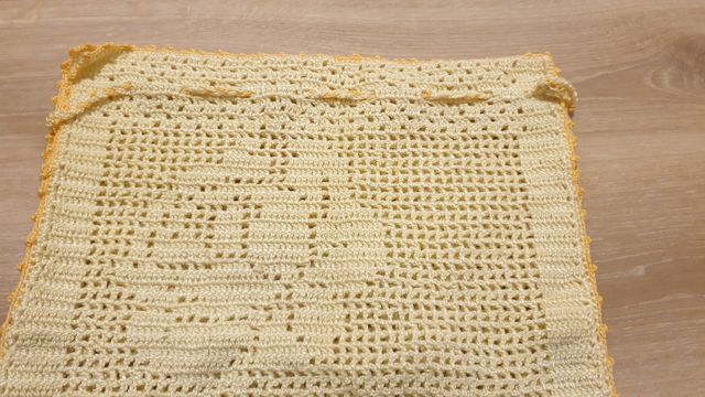 Bolsa de pan ganchillo hecha a mano