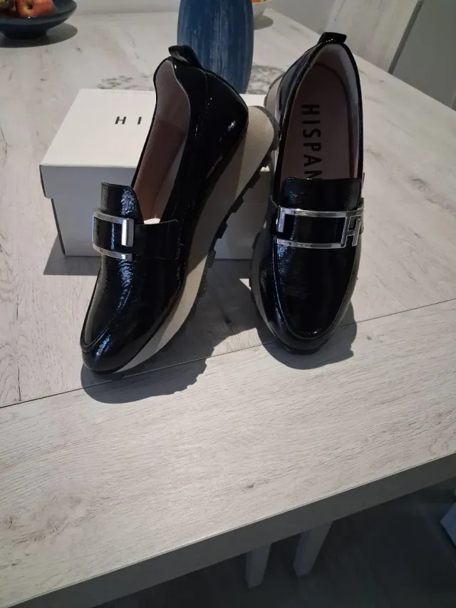 Zapatos Hispanitas charol negro Talla 37