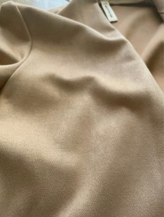 Giacca con frange beige taglia unica