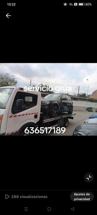 Servicio de grúa coches motos caravanas 636517189