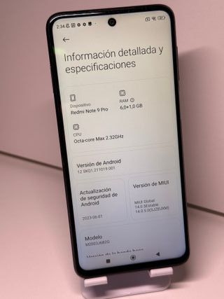 Xiaomi Redmi Note 9 Pro (6 GB RAM / 64 GB ) AZUL