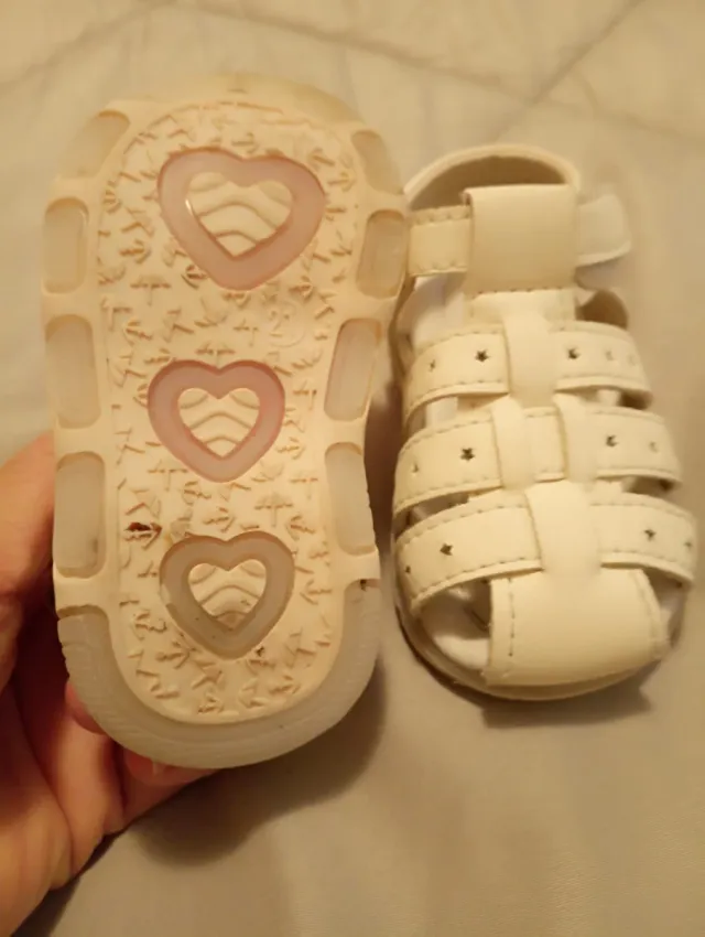 Cangrejeras blancas Talla 21