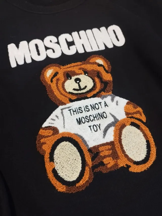 Sudadera Moschino Oso This is not a toy Talla L