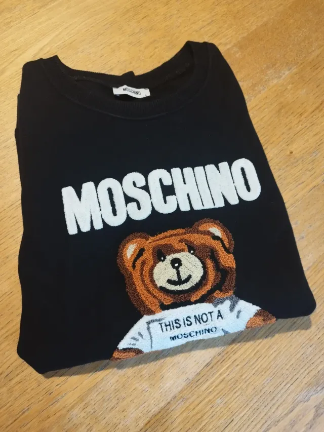 Sudadera Moschino Oso This is not a toy Talla L