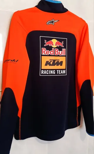 SUDADERA(OFICIAL) KTM RED BULL MOD(Racig Team Zip)