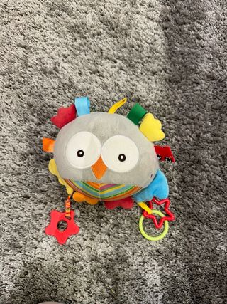 Juguete búho bebé sonajero