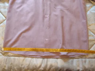 Camisa rosa manga corta hombre Talla 5