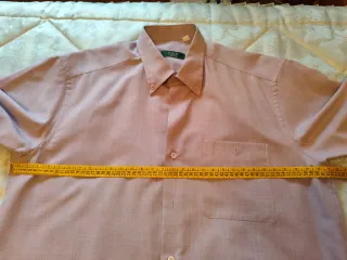 Camisa rosa manga corta hombre Talla 5
