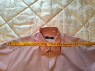 Camisa rosa manga corta hombre Talla 5