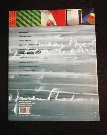 Revista Arquitectura COAM 324