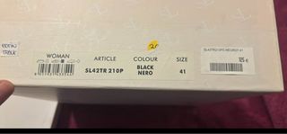 Botas de piel negras Talla 41