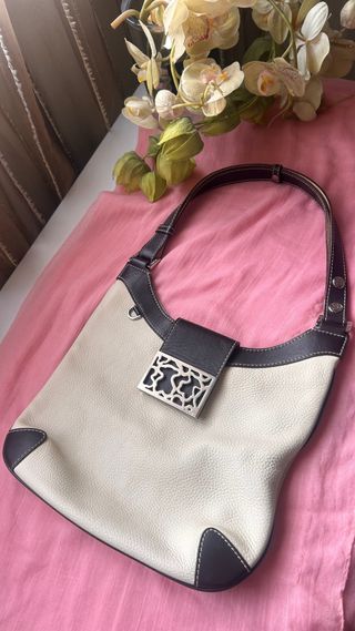 Bolso Tous Beige y Marrón Original