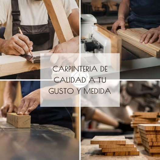 Servicio profesional de carpintería a domicilio.