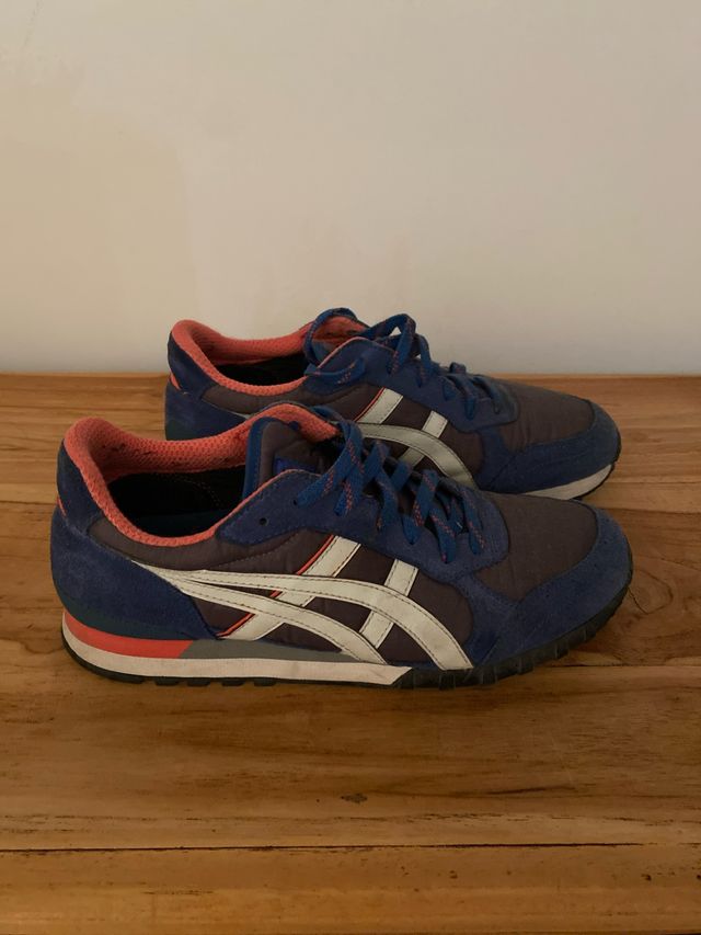 Zapatillas Asics Onitsuka Tiger Azul y Blanco