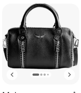 Bolso Zadig & Voltaire Sunny Negro Tachuelas
