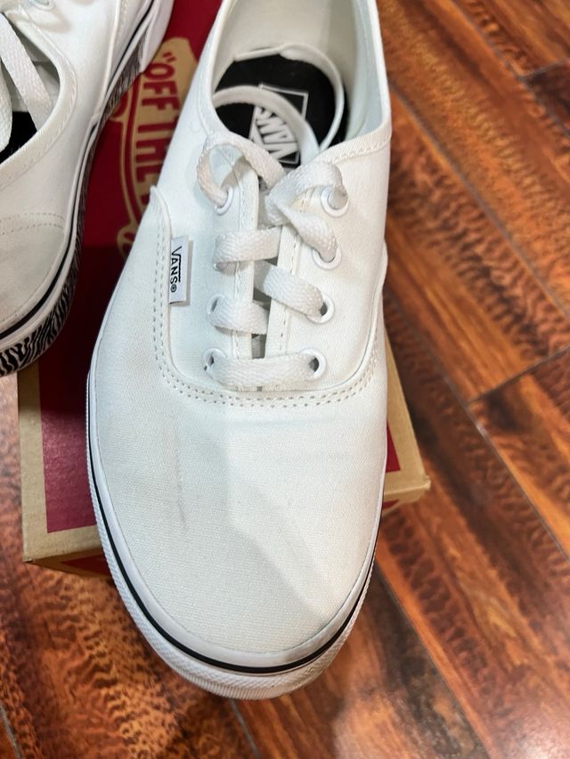 Zapatillas Vans Mujer Blancas