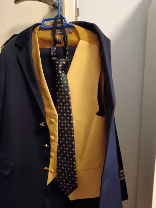 Traje comunión niño azul marino