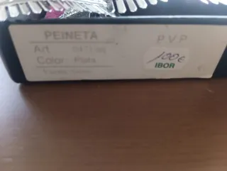 Aderezo y peinetas plata niña
