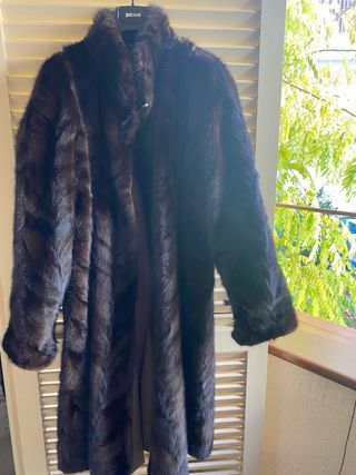 Gabardina Beige/Marrón Talla 44