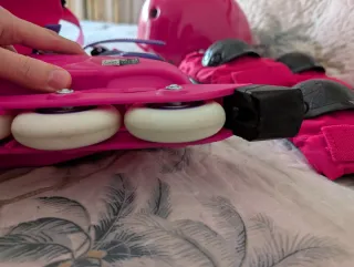 Patines Oxelo 30-32 + Casco,  Protecciones y bolsa