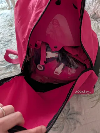 Patines Oxelo 30-32 + Casco,  Protecciones y bolsa