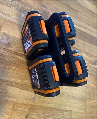 Soporte 2 Baterías Worx 20V