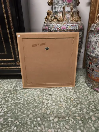 Cuadro grabado Gran Vía firmado