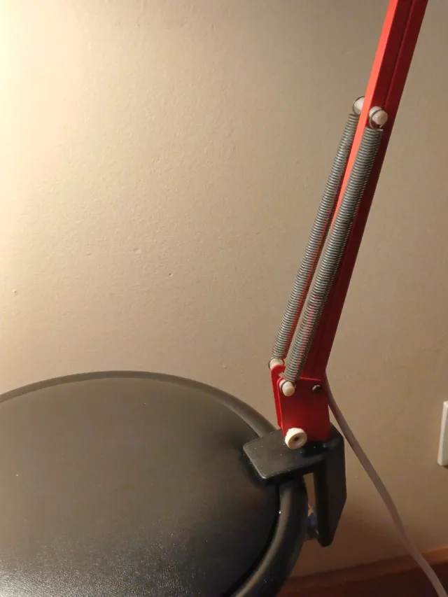 Lámpara flexo vintage retro metal y plástico