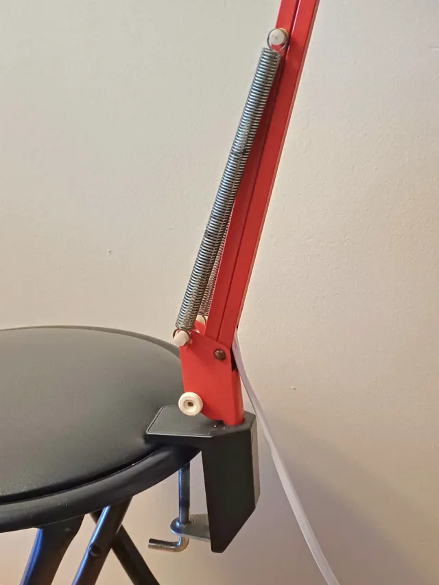 Lámpara flexo vintage retro metal y plástico