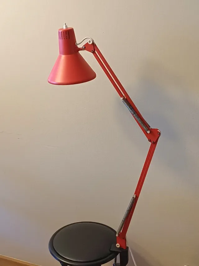 Lámpara flexo vintage retro metal y plástico