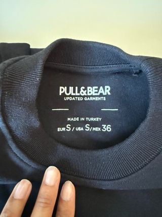 Camiseta Negra Pull&Bear