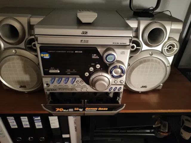 Minicadena JVC MK-K3R Plata