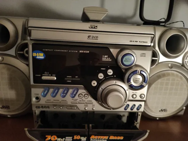 Minicadena JVC MK-K3R Plata
